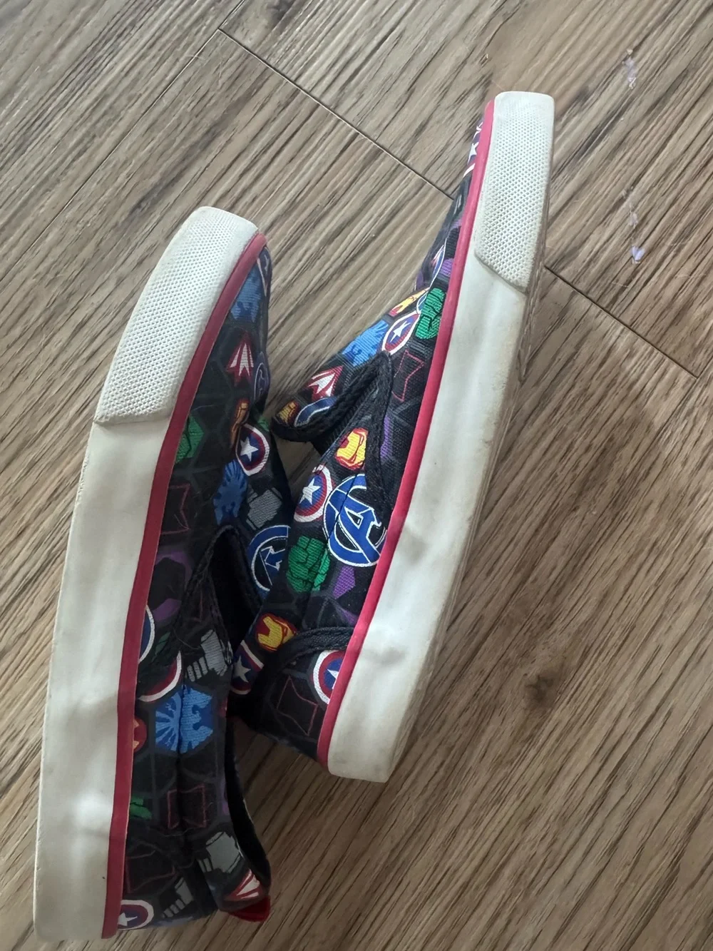 Gap Marvel Avengers Slip On Sneakers - Kids size 1 Y